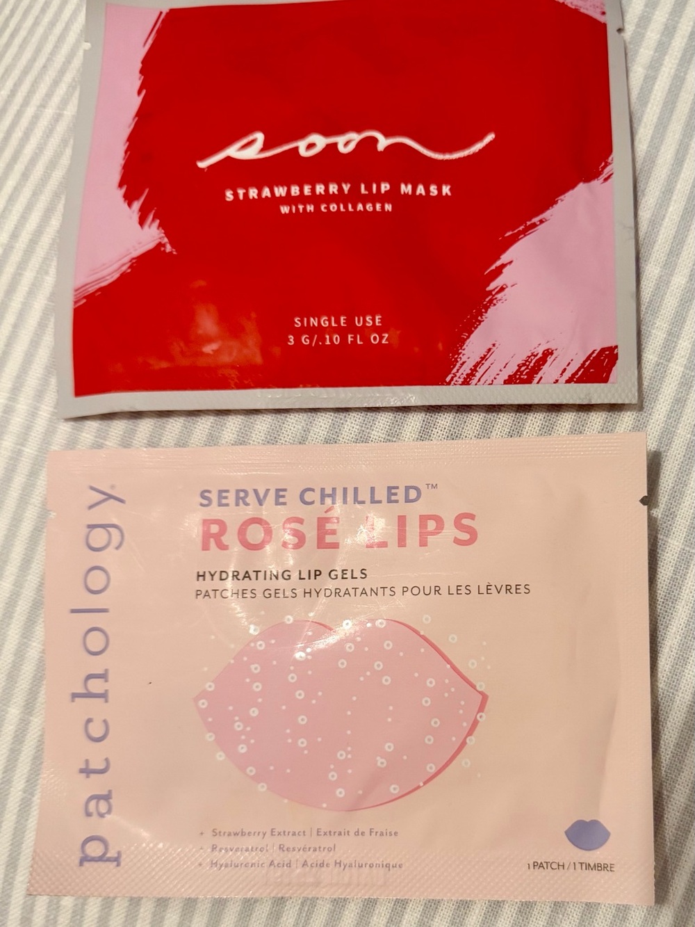 Soon and Patchology Lip Treatment Duo - Rose and Strawberry